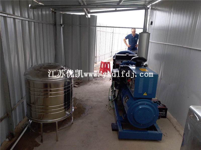 2020年7月2日，50KW玉柴發(fā)電機組交付廣西扶綏某養(yǎng)殖場使用