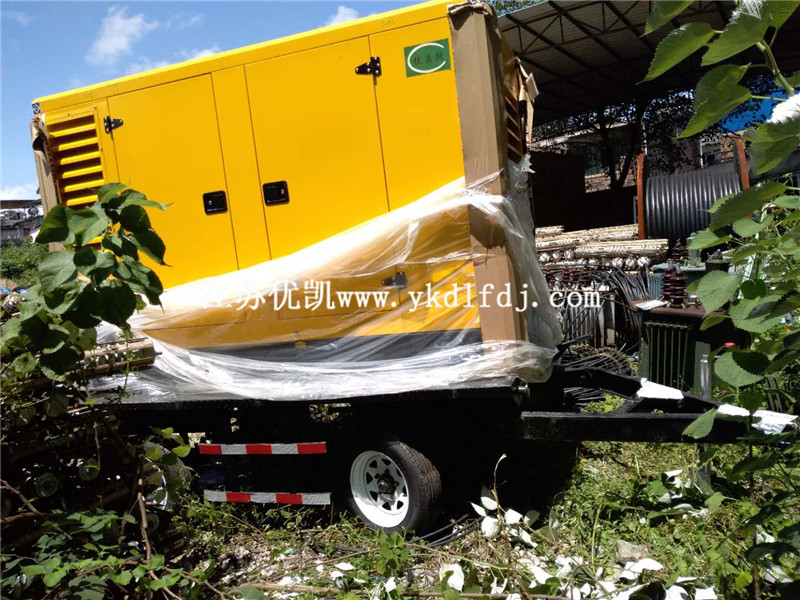 2020年8月5日，100KW玉柴靜音型移動(dòng)拖車交付廣西某水力電力公司使用