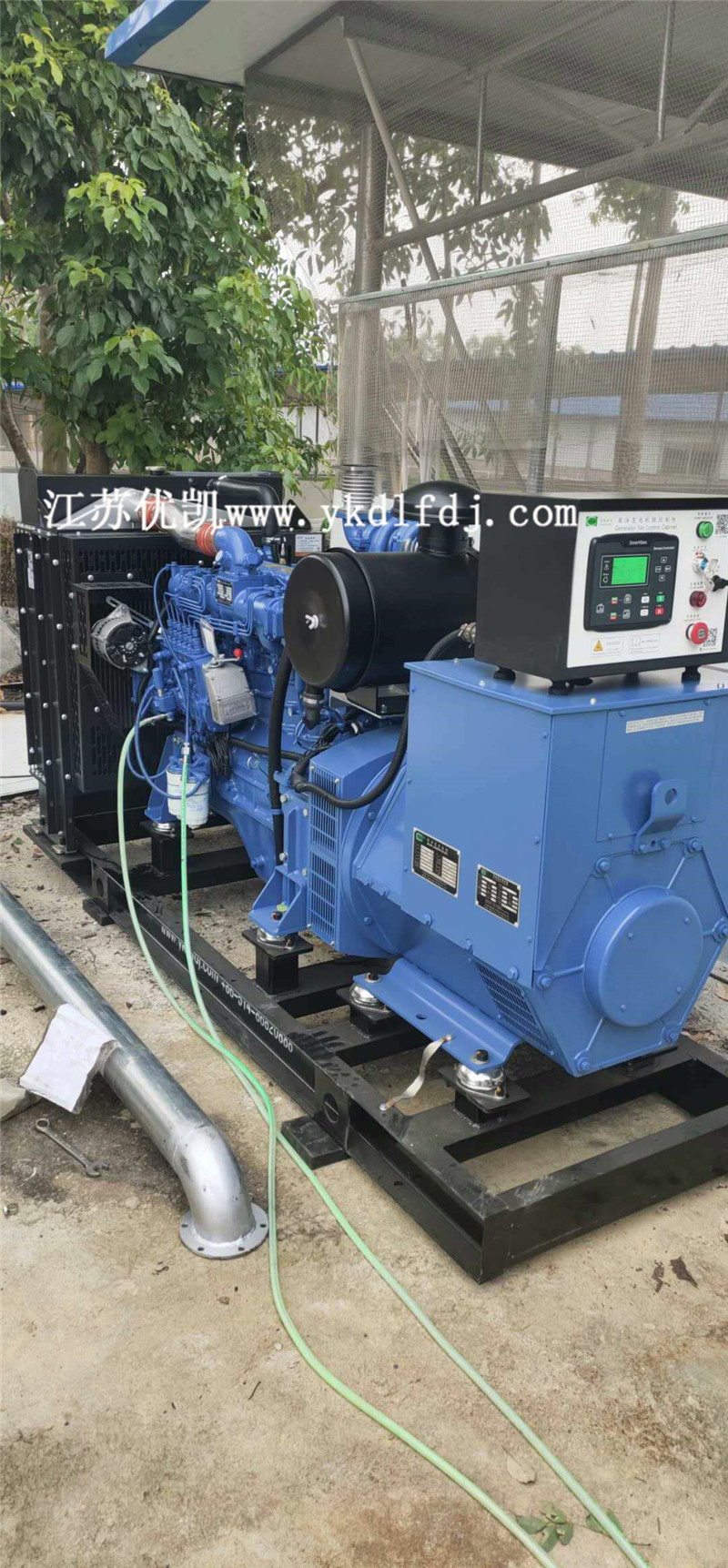 2020年10月13日，150KW玉柴發(fā)電機(jī)組交付廣西某養(yǎng)殖場使用