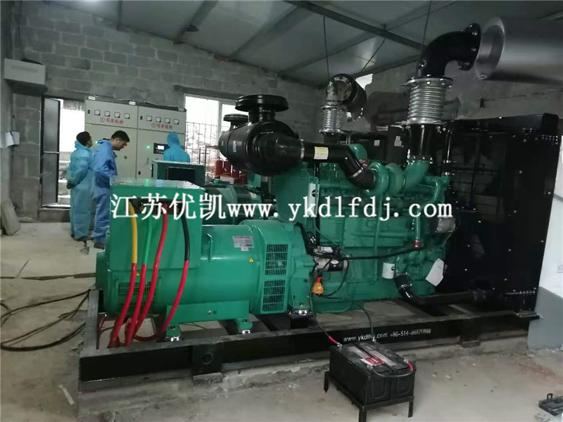 2020年11月14日，400KW重慶康明斯發(fā)電機(jī)組2臺并機(jī)交付養(yǎng)殖公司使用