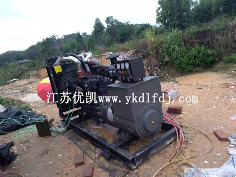 2021年7月31日，上柴股份150KW發(fā)電機組交付廣西某工廠使用