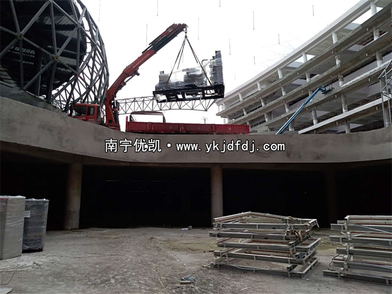 2022年6月15日，900KW上柴發(fā)電機(jī)組帶ATS柜通過驗(yàn)收交付某產(chǎn)業(yè)園