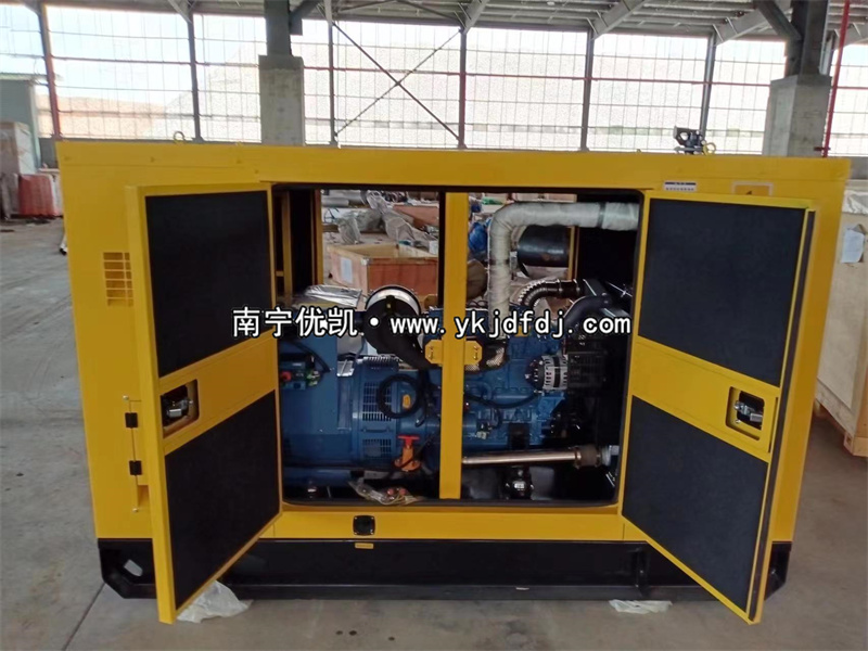 2023年7月1日，40kw玉柴靜音柴油發(fā)電機組送貨并通過驗收