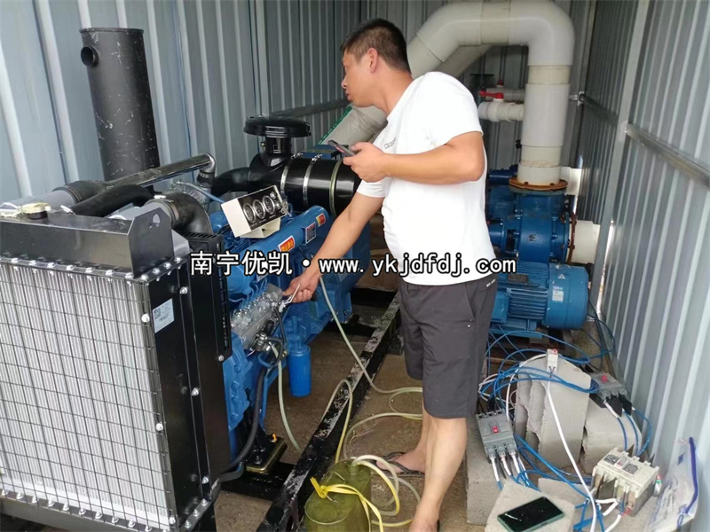 2023年6月16日，120kw濰坊雷納柴油發(fā)電機組送貨欽州養(yǎng)蝦場
