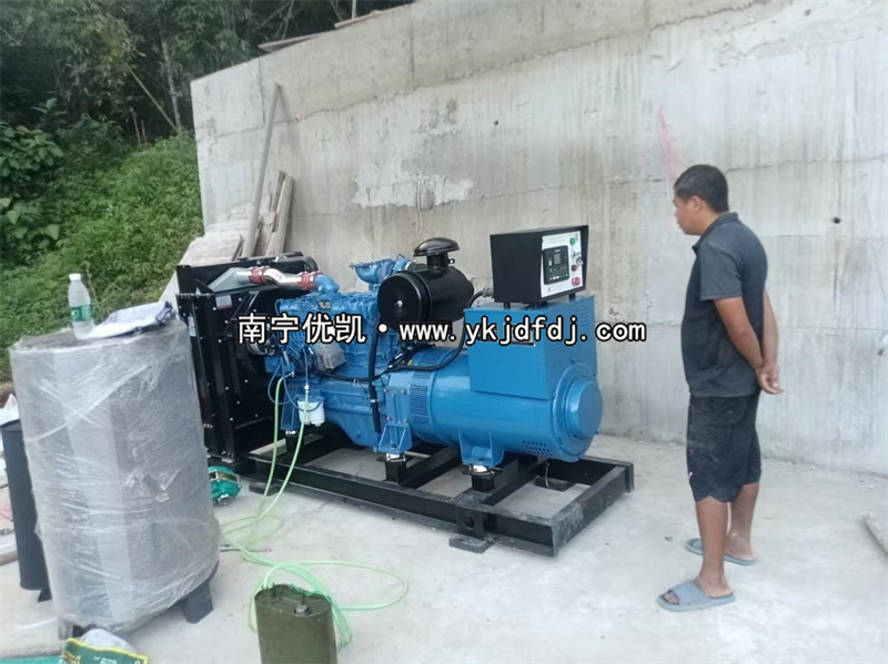 2025年9月5日，崇左項(xiàng)目150kw柴油發(fā)電機(jī)組到貨試機(jī)